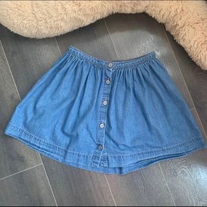GAP Girls Denim Button Skirt 🦋
